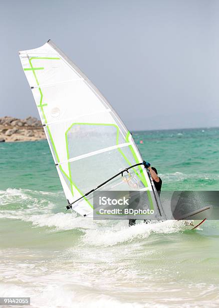 Windsurfing W Naxos - zdjęcia stockowe i więcej obrazów Grecja - Grecja, Naksos, Windsurfing