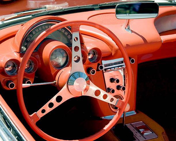 istock Classic Sports Car Interior 91442159
