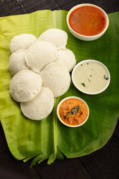 istock Healthy vegan breakfast - idli or idly 914423300
