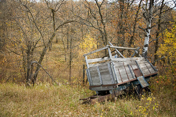Abandon Wagon  chuck wagon stock pictures, royalty-free photos & images