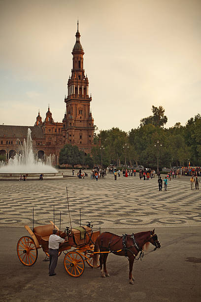 istock Horse-drawn carriage, Sevilla 91443652