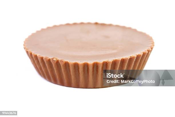 Peanut Butter Cup Whole Stock Photo - Download Image Now - Brown, Butter, Candy