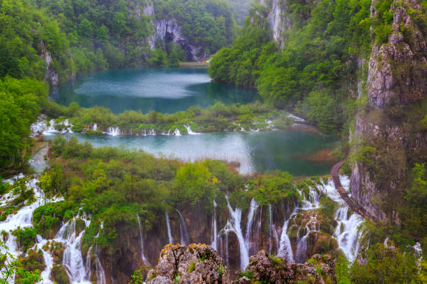 istock Plitvice lakes, Croatia 914439576