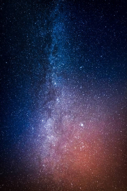istock Wonderful universe and constellation with million stars at night 914442378