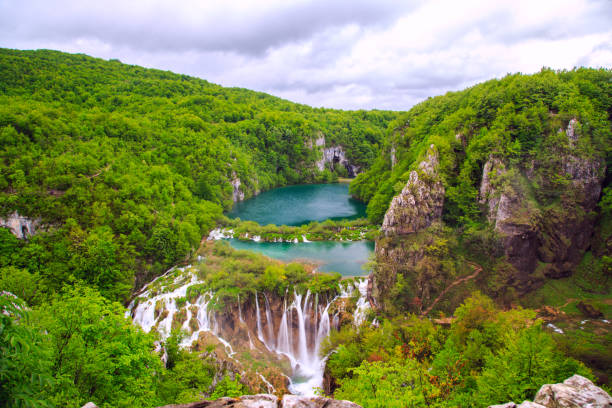 istock Waterfalls in Plitvice National Park 914443532