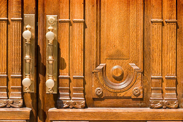 istock Wooden Doors 91444596