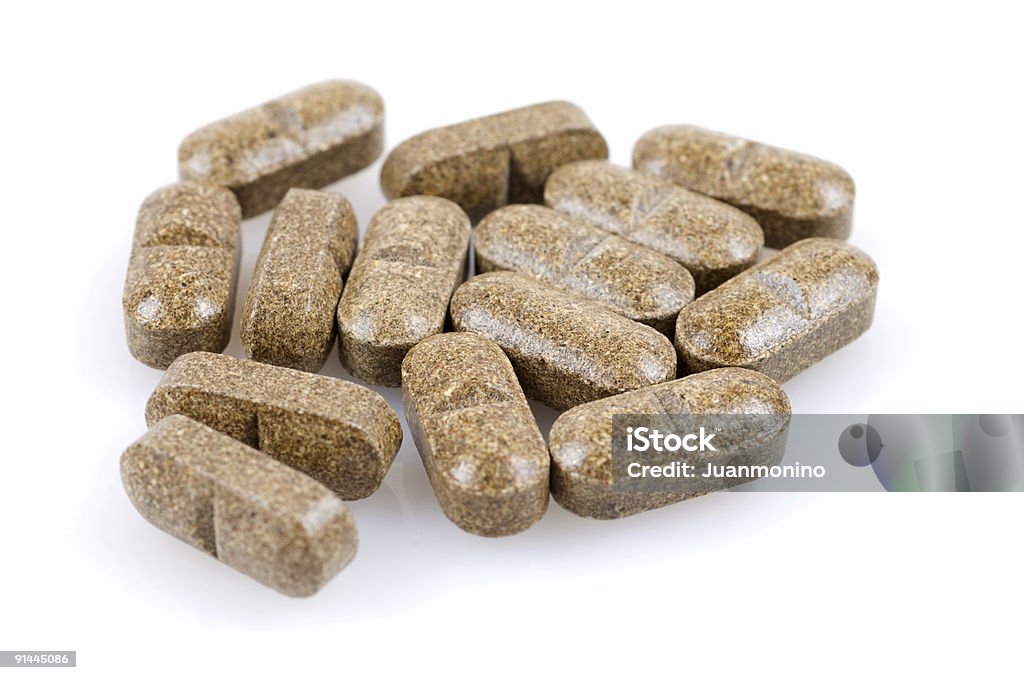 Vitamina pillole - Foto stock royalty-free di Benessere