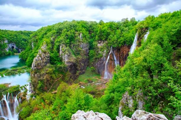 istock Waterfalls in Plitvice National Park 914459158