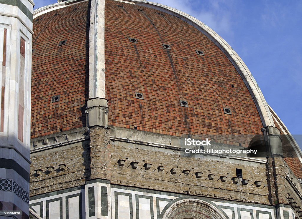 Cúpula da Catedral Il Duomo, em Florença, Itália - Foto de stock de Arquitetura royalty-free