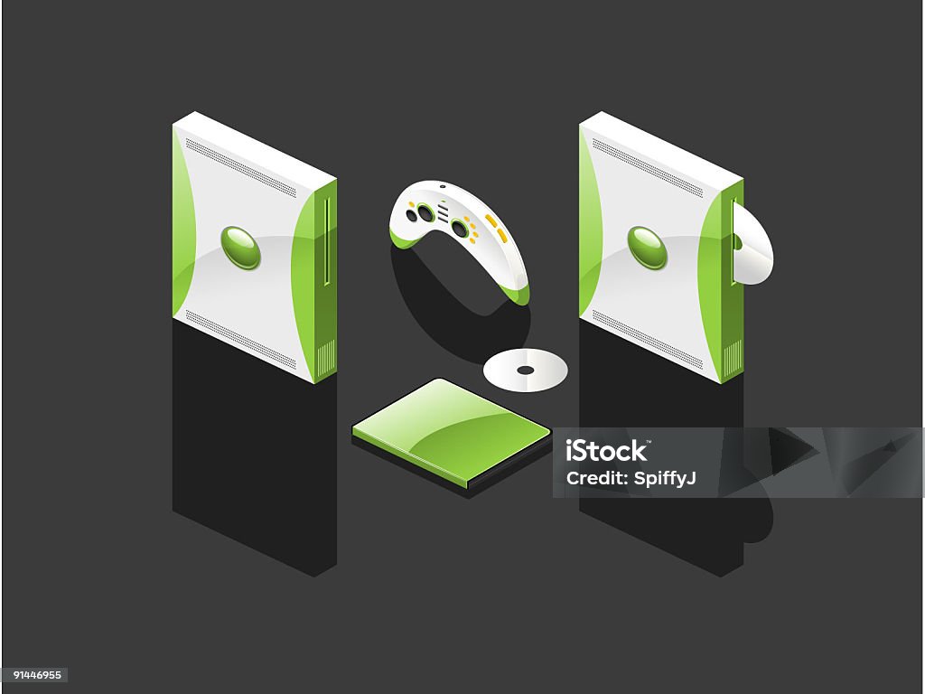 Console de jogos (Vector - Ilustração de Brand Name Video Game royalty-free