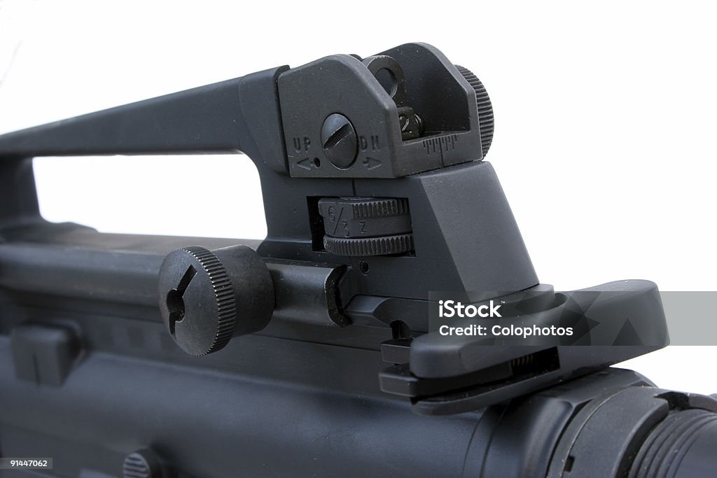 Vista trasera del Rifle - Foto de stock de Apuntar libre de derechos