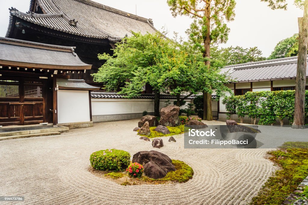Traditional Japanese Temple In Kyoto Japan Stock Photo