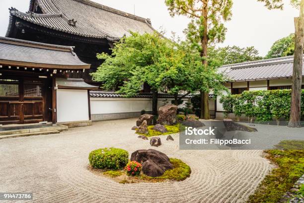 Traditional Japanese Temple In Kyoto Stock Photo - Download Image Now - Japan, Shrine, Japanese Culture