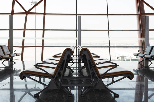 istock Clean and neat chairs in the bright hall 914478584