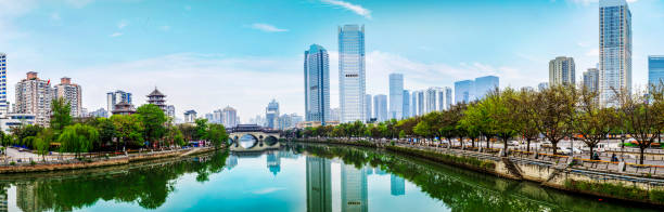 istock Architectural landscape of Chengdu, Jinjiang 914478616