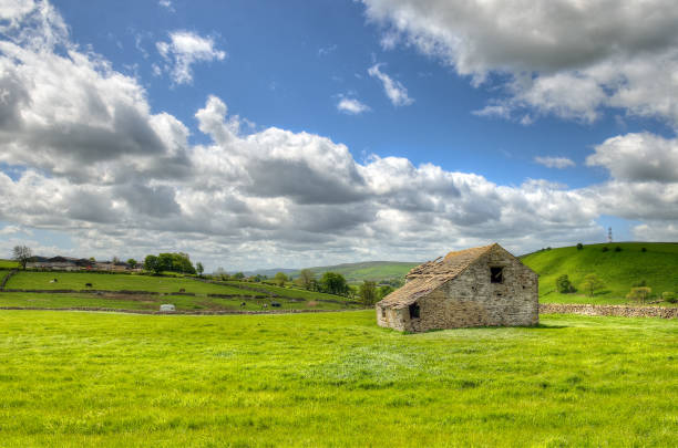 Classic british landscape at the Peak district near Manchester