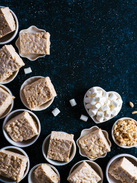 istock Homemade bars of Marshmallow and crispy rice 914487258