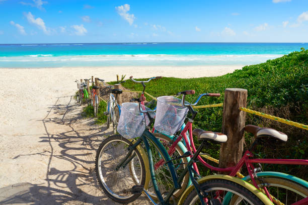 Bike on beach