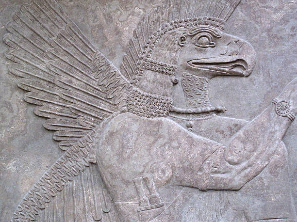 Eagle-Headed Protective Spirit Relief 865-860 BC