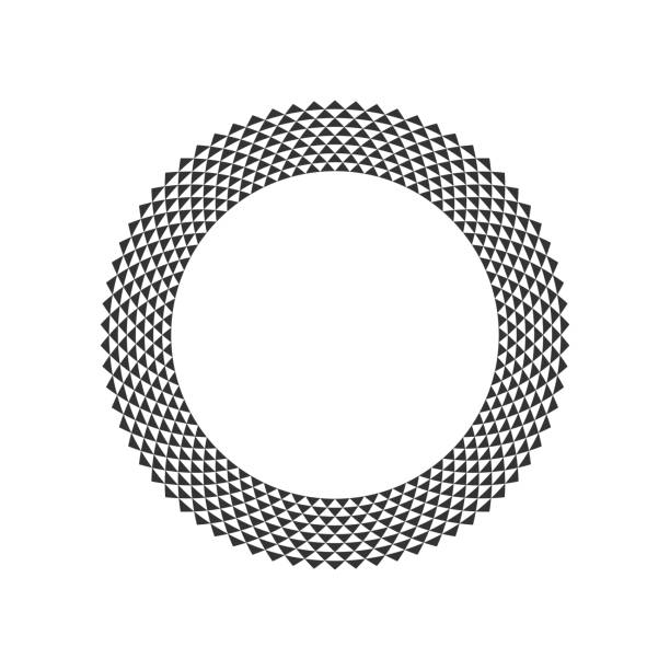 ilustrações de stock, clip art, desenhos animados e ícones de circular fractal design - fractal pattern mandala art