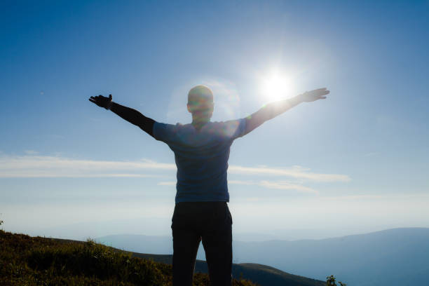 istock The man enjoying freedom 914496964