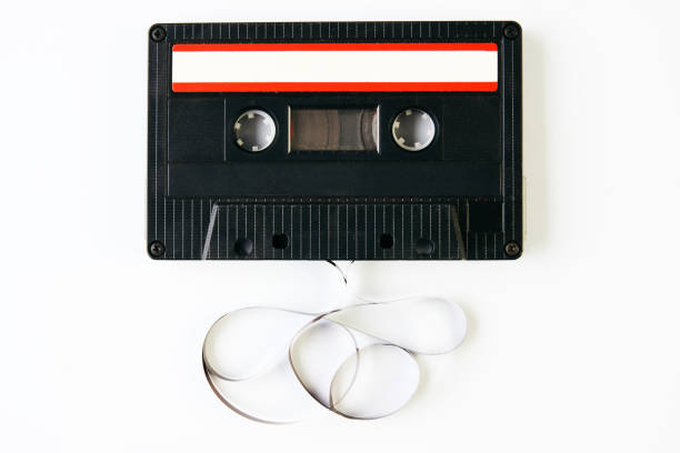 istock Audio cassette tape with film composition 914496988