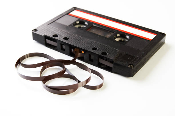 istock Audio cassette tape with film composition 914497074