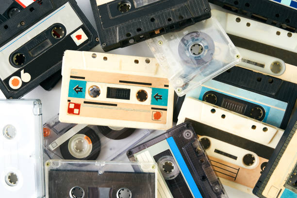 istock Vintage audio cassette tape 914498028