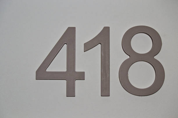 istock house or hotel room numbers on clear gray surface, For graphical concept 914501342