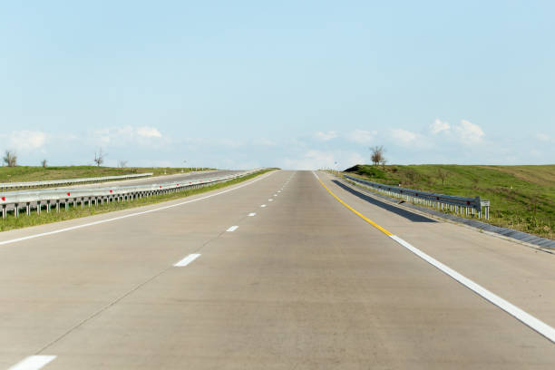 istock new asphalt road on nature 914505286
