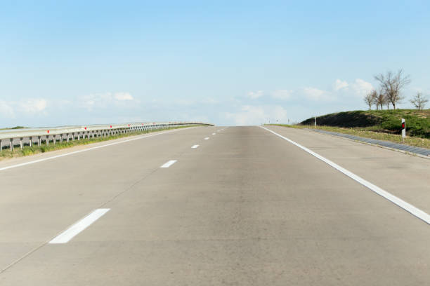 istock new asphalt road on nature 914505328