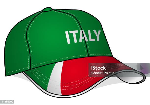 Italian Cap Icon Baseball Cap Italy Stock Illustration - Download Image Now - Cap - Hat ...