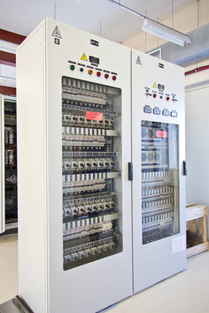 istock Cabinets with switchboard and other electric equipment 914520016