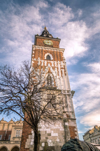 istock Town Hall Tower on the main square in Krakow. 914523078