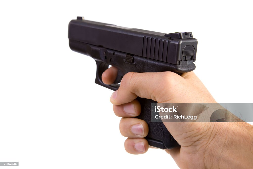 Tiro arma de mano de mano - Foto de stock de Adulto libre de derechos