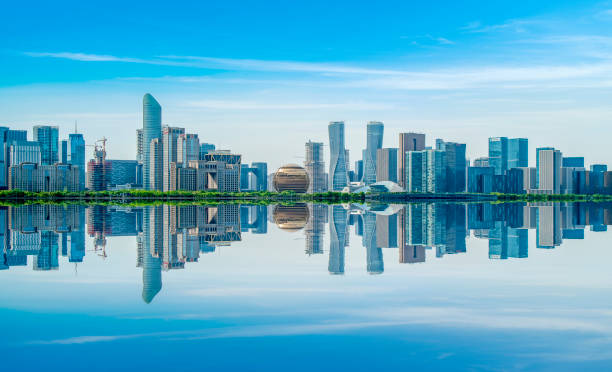 istock Chinese Hangzhou scenery and city skyline 914526666