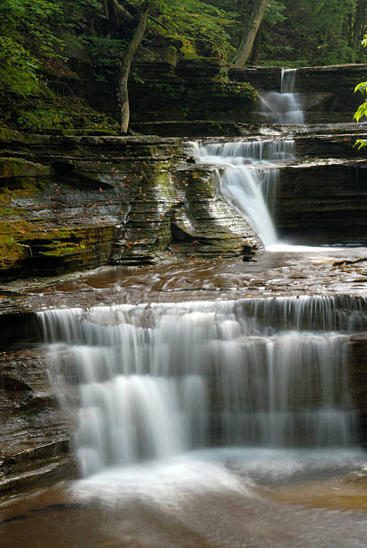 istock Waterfalls at Buttermilk Falls State Park 91452675
