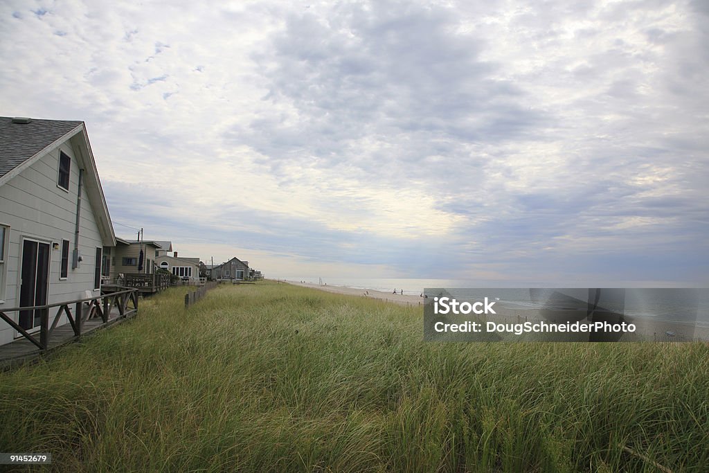 Fire Island Beach Houses Fire Island National Seashore Stock Photo Fire Island Beach Houses Fire Island National Seashore Stock Photo