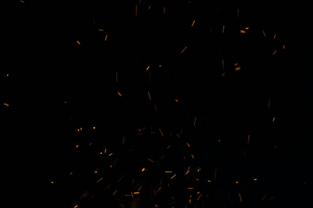 istock The flames of darkness float in the air.Fire charcoal. 914529970
