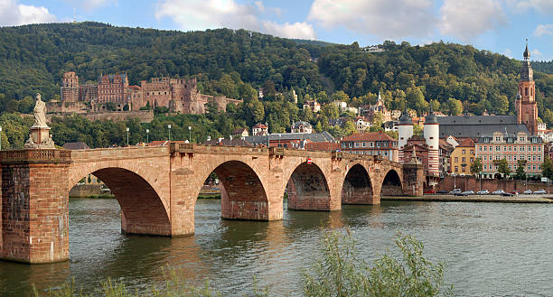 istock Old bridge of Heidelberg at Nekar River (Germany) 91453003