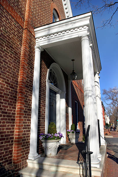 istock Georgetown Townhouses Washington DC 91453020