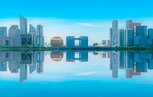istock Chinese Hangzhou scenery and city skyline 914535100