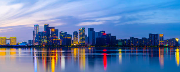 istock Chinese Hangzhou scenery and city skyline 914535530