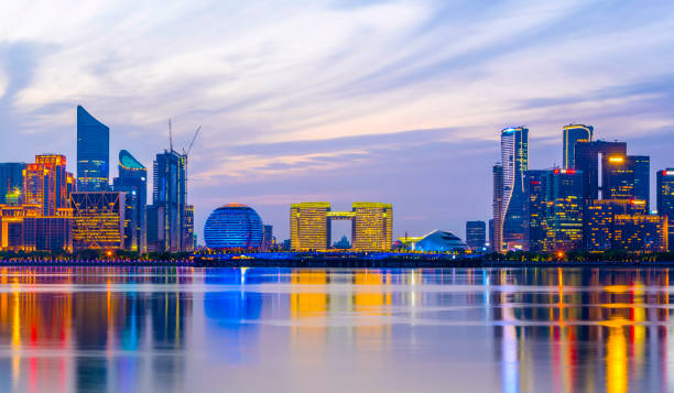 istock Chinese Hangzhou scenery and city skyline 914535568
