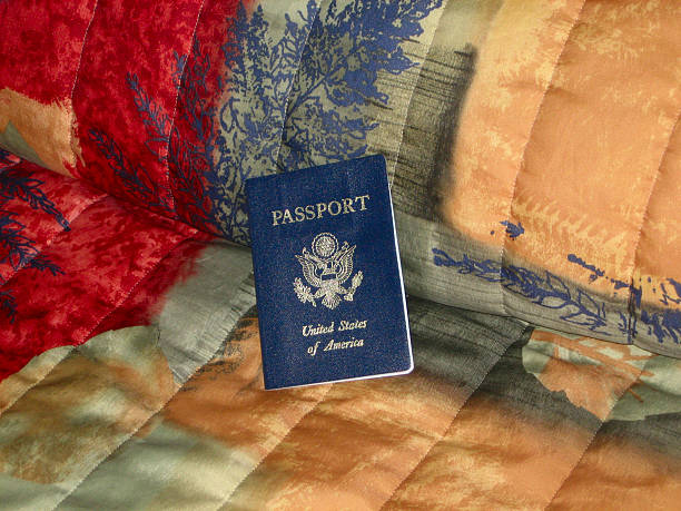 istock Passport on hotel room 91453578