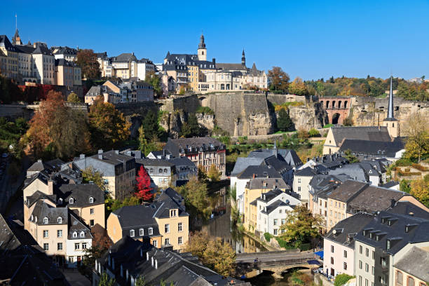 istock Luxembourg City Lower Cityscape 914538374