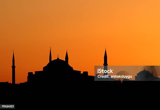 Foto de Hagia Sophia Ao Pôrdosol e mais fotos de stock de Anatólia - Anatólia, Arquitetura, Bizantino