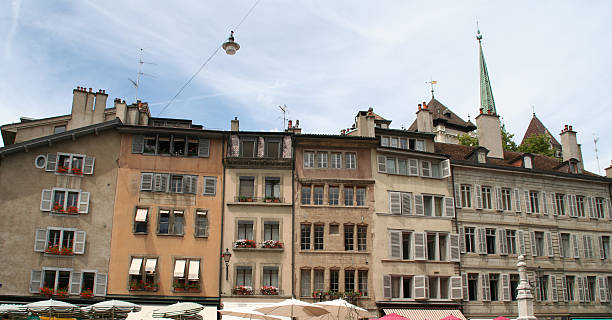 istock Geneva old town buildings 91454282