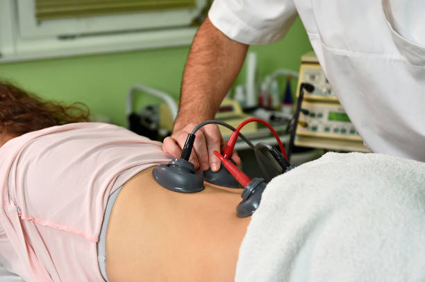istock Electronic appliance: vacuum therapy on  back or waist 914545666