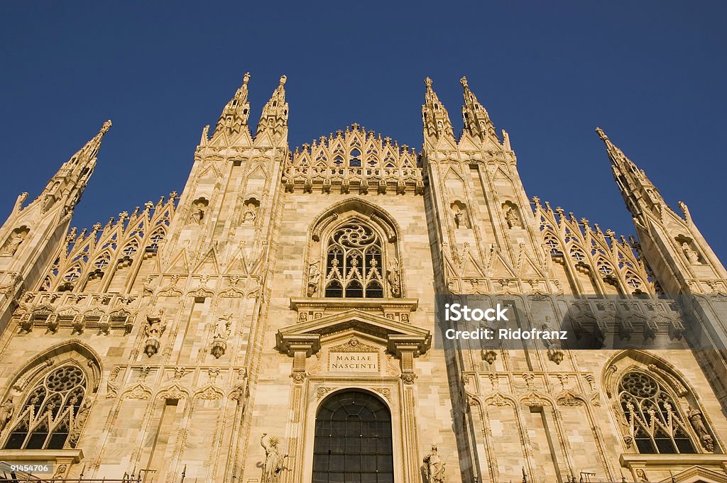 Catedral de Milão Dome - Royalty-free Arcaico Foto de stock